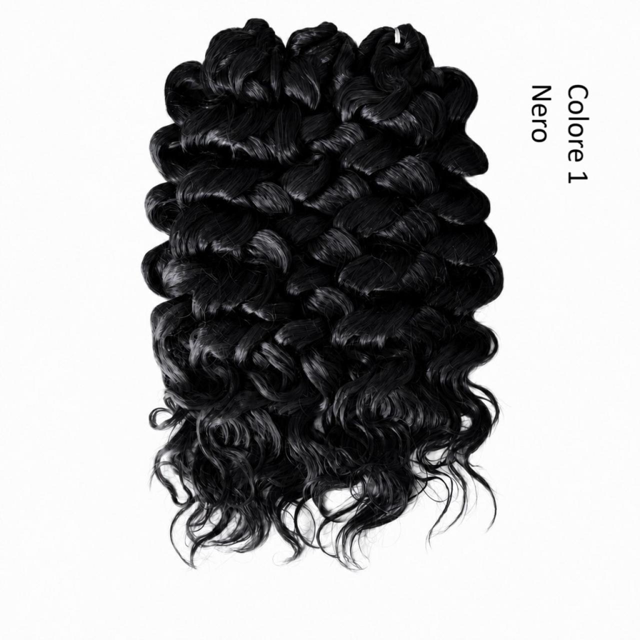 Capelli effetto bagnato per crochet