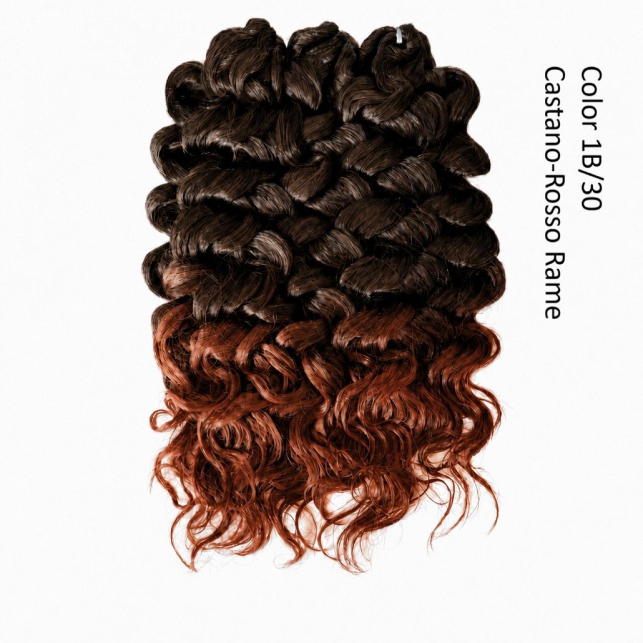 Capelli effetto bagnato per crochet