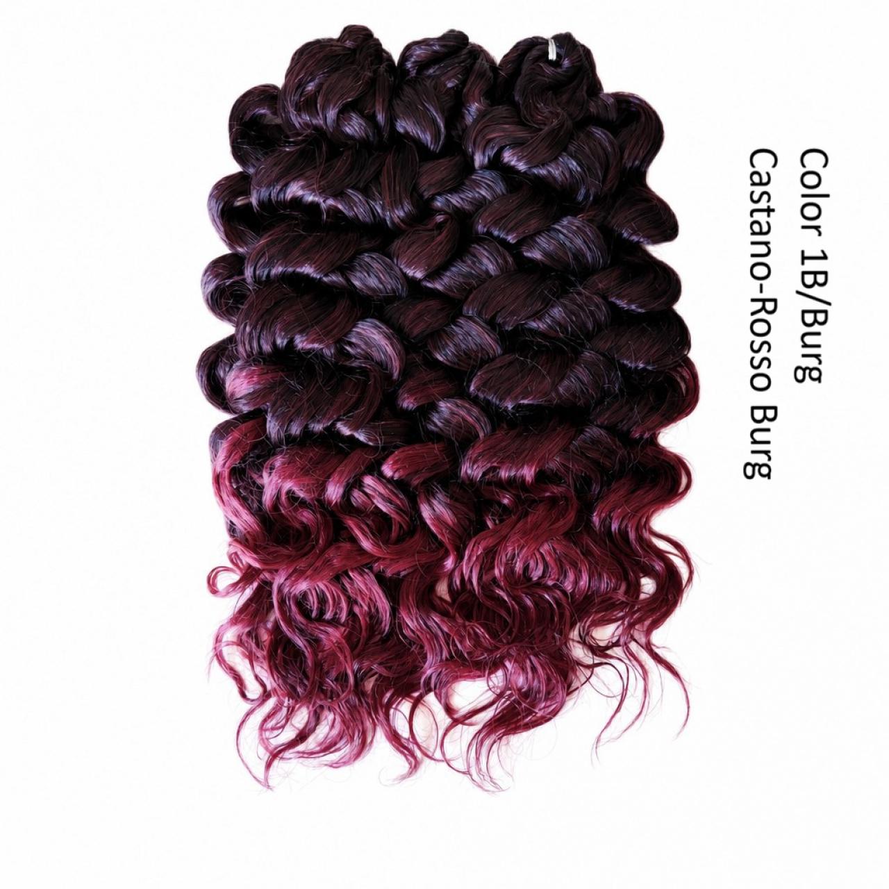Capelli effetto bagnato per crochet
