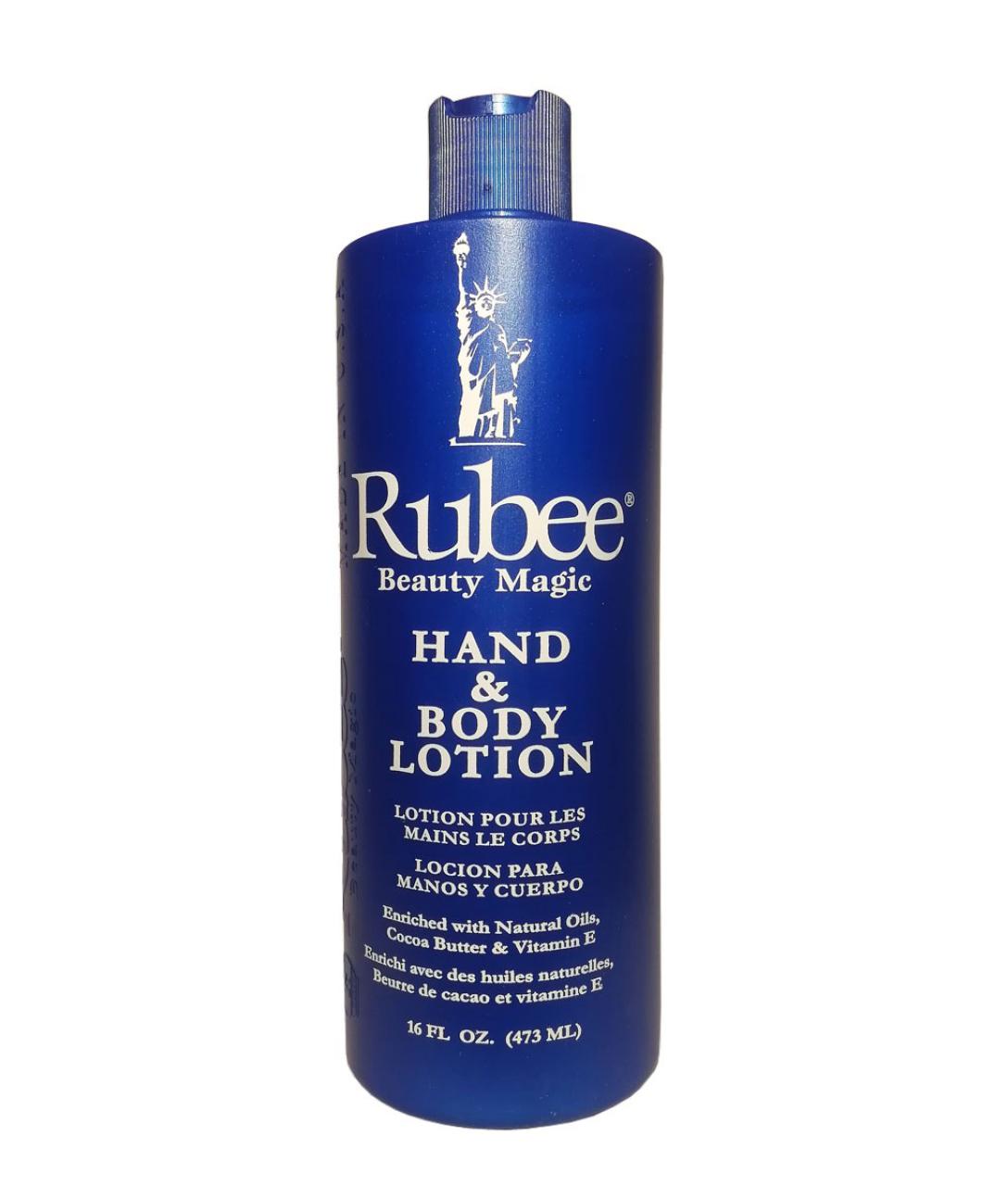 Rubee hand and body lotion