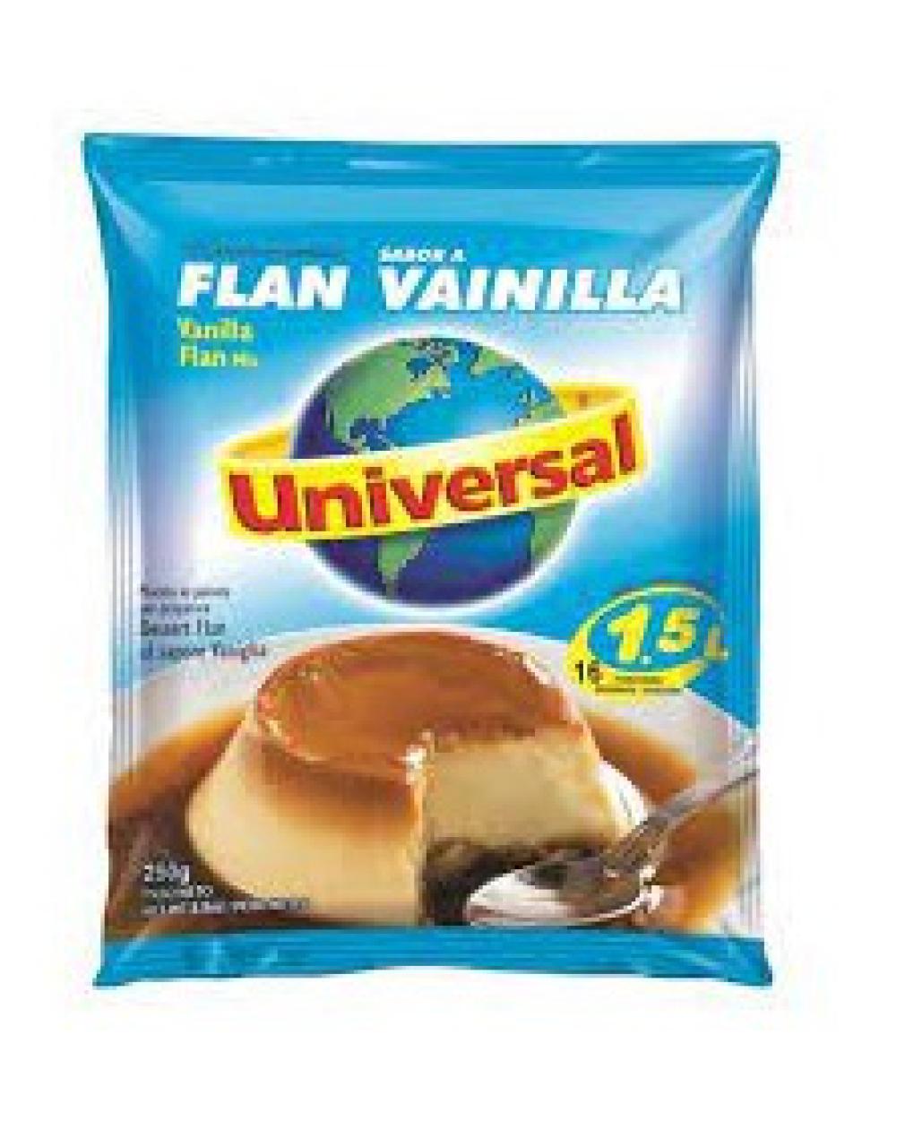 Universal flan vanilla